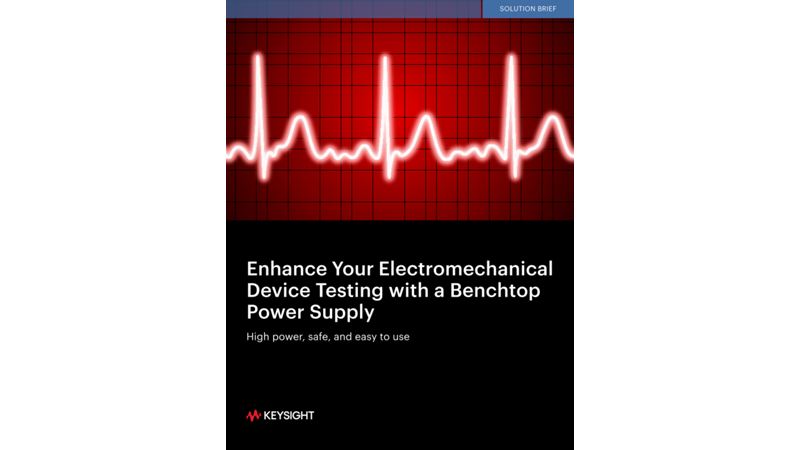 Enhance Your Electromechanical Device Testing with a Benchtop Power Supply